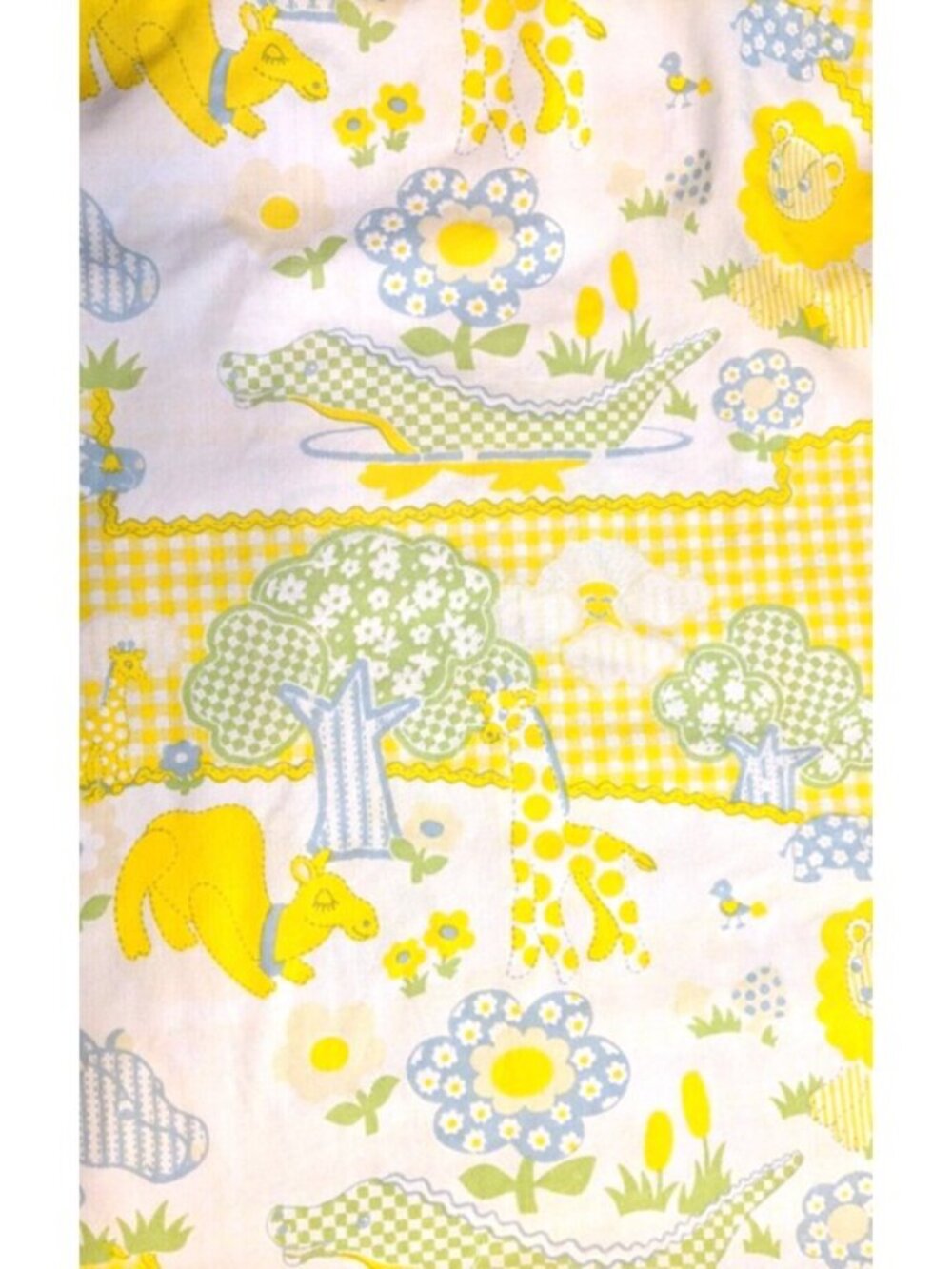 Wamsutta BabyCale 100% Cotton 2 Fitted Crib Sheet & 1 Matching Pillowcase Yellow